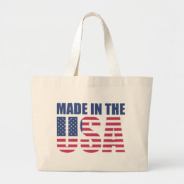 Bolso De Tela Gigante Hecha Patriótica en Estados Unidos