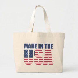 Bolso De Tela Gigante Hecha Patriótica en Estados Unidos