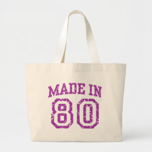 Bolso De Tela Gigante Hecho en 80