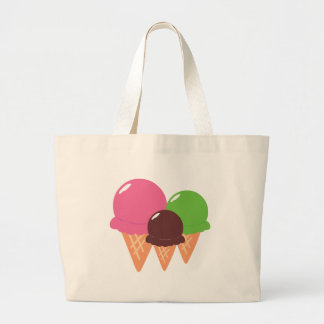 Bolso De Tela Gigante Helados de Crema