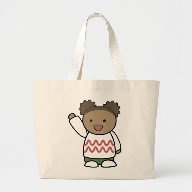 BOLSO DE TELA GIGANTE HELLO TEDDY BEAR (Frente)