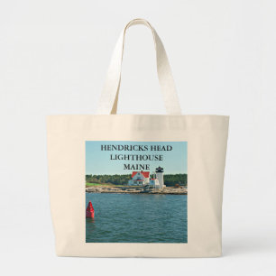 Bolso De Tela Gigante Hendricks Head Lighthouse, Maine