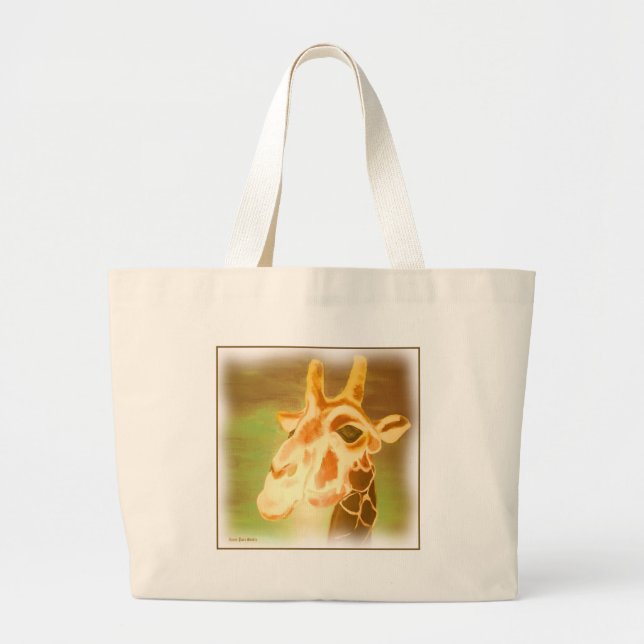 Bolso De Tela Gigante Henri Giraffe (Frente)