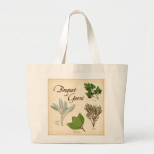 Bolso De Tela Gigante Herb Bouquet Tote Bag