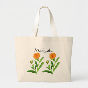 Bolso De Tela Gigante Herb Garden Series - Marigold