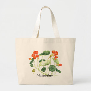Bolso De Tela Gigante Herb Garden Series - Nasturtium
