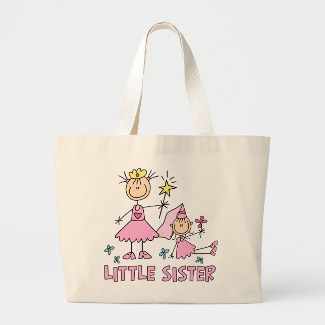 Bolso De Tela Gigante Hermana de princesa Duo del palillo pequeña (Frente)