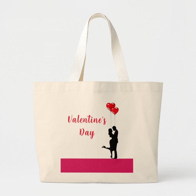 Bolso De Tela Gigante Hermandad romántica. San Valentín (Frente)
