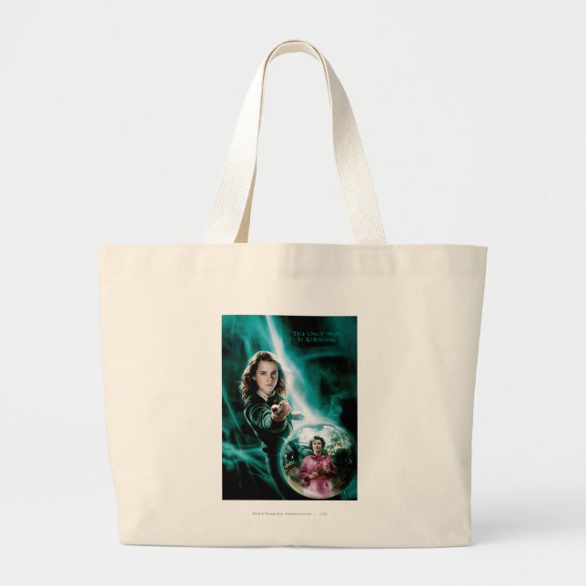 Bolso De Tela Gigante Hermione Granger y el profesor Umbridge (Frente)