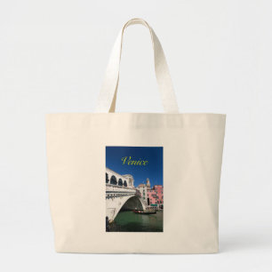 Bolso De Tela Gigante Hermosa Venecia, puente Rialto