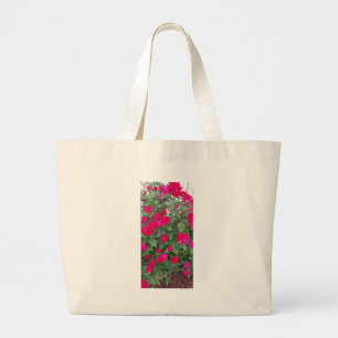 Bolso De Tela Gigante Hermosas flores