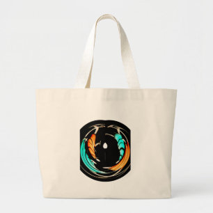 Bolso De Tela Gigante Hermoso Arte de Motivo Africano Impreso