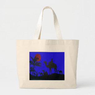 Bolso De Tela Gigante Hermoso asombroso Camello Sunset Safari Art Print