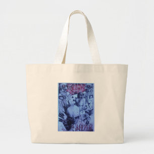 Bolso De Tela Gigante Hermoso diseño artístico de Skeezers en línea