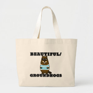 Bolso De Tela Gigante Hermoso/Groundhogs