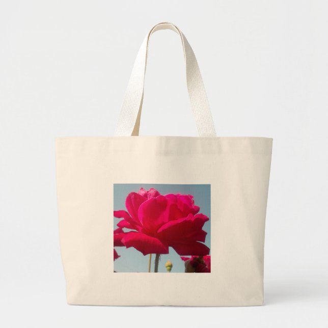 Bolso De Tela Gigante Hermoso Rosa de Hakuna Matata para la novia (Frente)