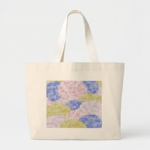 Bolso De Tela Gigante Hermosos Campos De Hidrangeas