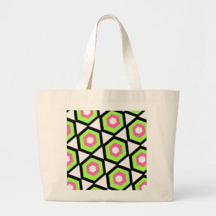 Bolso De Tela Gigante Hexágono