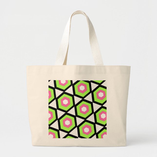 Bolso De Tela Gigante Hexágono (Frente)