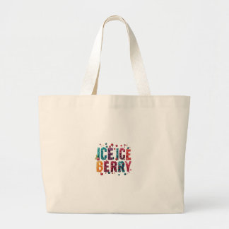 Bolso De Tela Gigante Hielo, Helado Berry