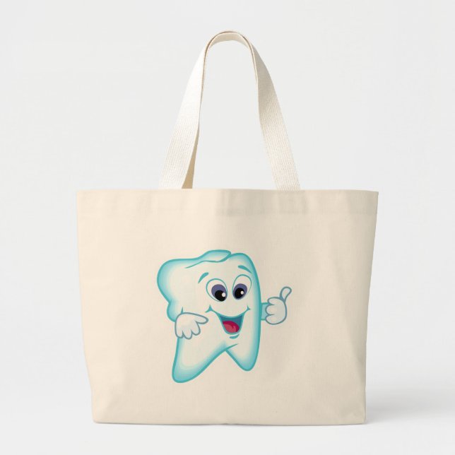 Bolso De Tela Gigante Higienista dental (Frente)