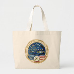 Bolso De Tela Gigante Hija de la Revolución Americana Patriota USA