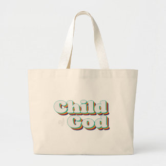 Bolso De Tela Gigante Hijo de Dios Vintage Inspiración Cristiana