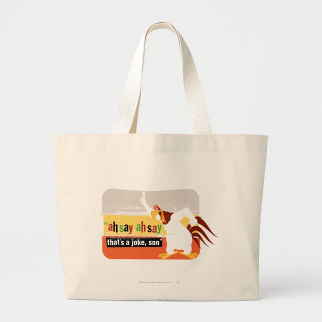 Bolso De Tela Gigante Hijo de puta, eso es un Chiste (Frente)