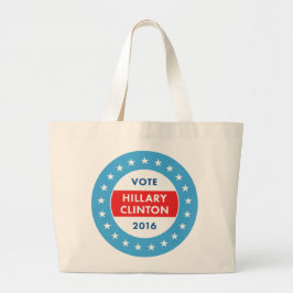 Bolso De Tela Gigante Hillary Clinton 2016