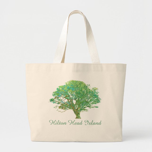 Bolso De Tela Gigante Hilton Head Island Live Oak Tote Bag (Frente)