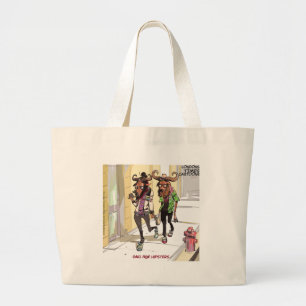 Bolso De Tela Gigante Hipsters Divertidos de Edad Gnu