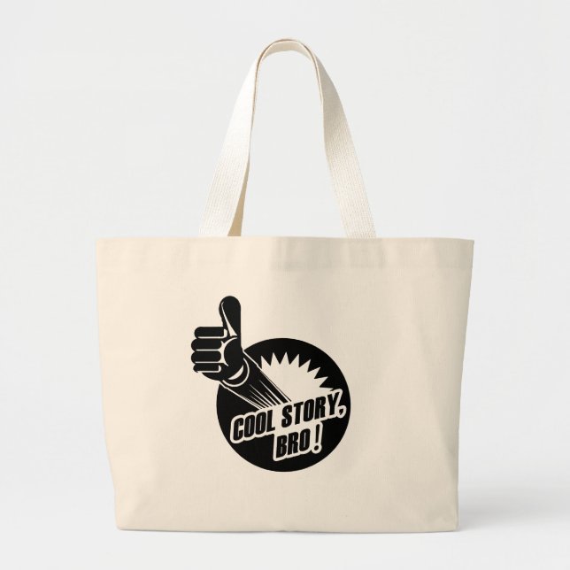 Bolso De Tela Gigante Historia fresca Bro de Incredistory (Frente)