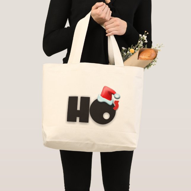 Bolso De Tela Gigante Ho3 Ho Cubed Ho Ho (Anverso (producto))