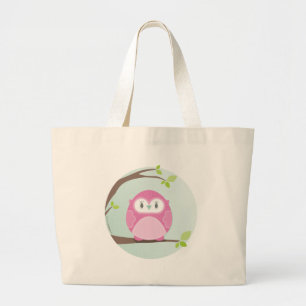 Bolso De Tela Gigante HOGAR DORMITORIO :: Lechuza en un árbol 3