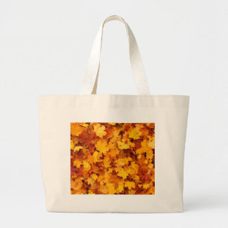 Bolso De Tela Gigante Hojas de Arce Amarillas de Otoño