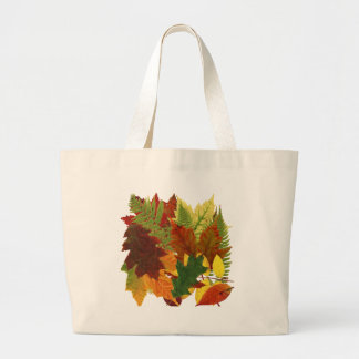 BOLSO DE TELA GIGANTE HOJAS DE OTOÑO