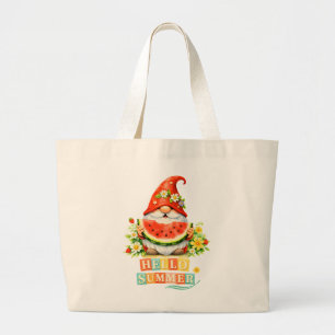 Bolso De Tela Gigante Hola Gnome Verano