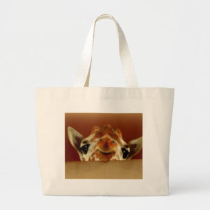 Bolso De Tela Gigante Hola jirafa