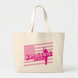 Bolso De Tela Gigante "Hola Kamala" - Tote Jumbo (sin lema)