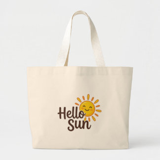 Bolso De Tela Gigante Hola Sol