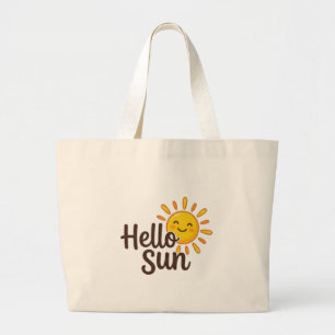 Bolso De Tela Gigante Hola Sol
