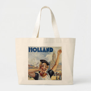 Bolso De Tela Gigante Holanda