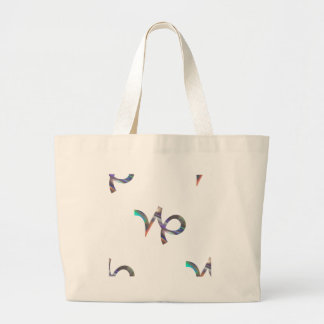 Bolso De Tela Gigante holograma Capricornio