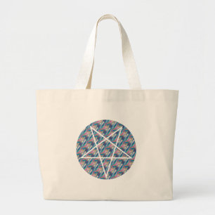 Bolso De Tela Gigante holograma pentagrama