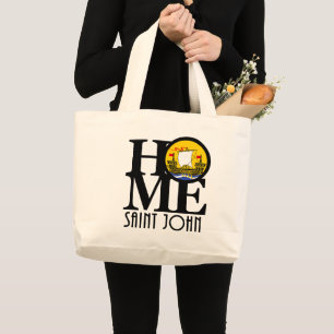 Bolso De Tela Gigante HOME Saint John