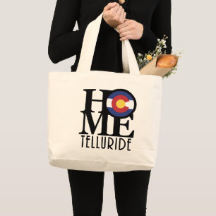Bolso De Tela Gigante HOME Telluride Colorado