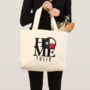 Bolso De Tela Gigante HOME Tulia Texas