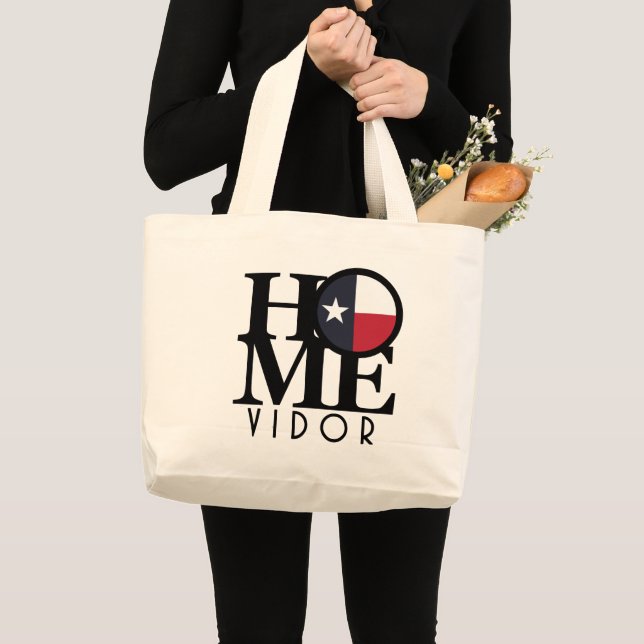 Bolso De Tela Gigante HOME Vidor Texas (Anverso (producto))
