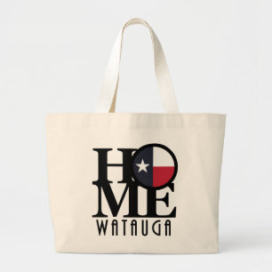 Bolso De Tela Gigante HOME Watauga Texas