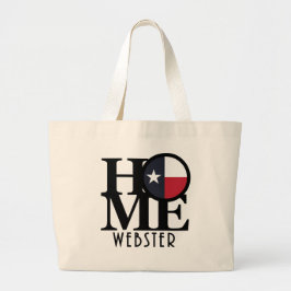 Bolso De Tela Gigante HOME Webster Texas